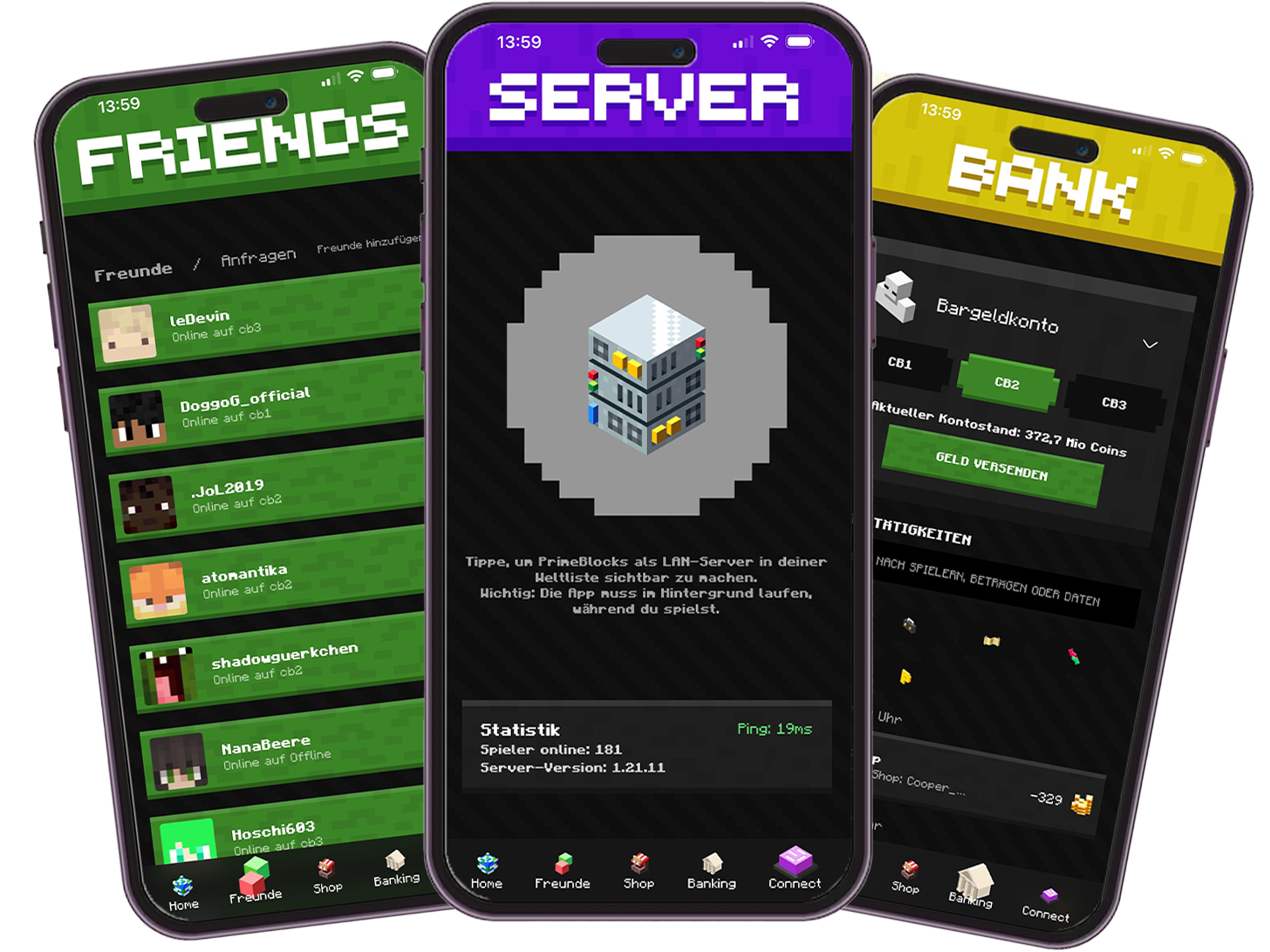 PrimeBlocks App Mockup