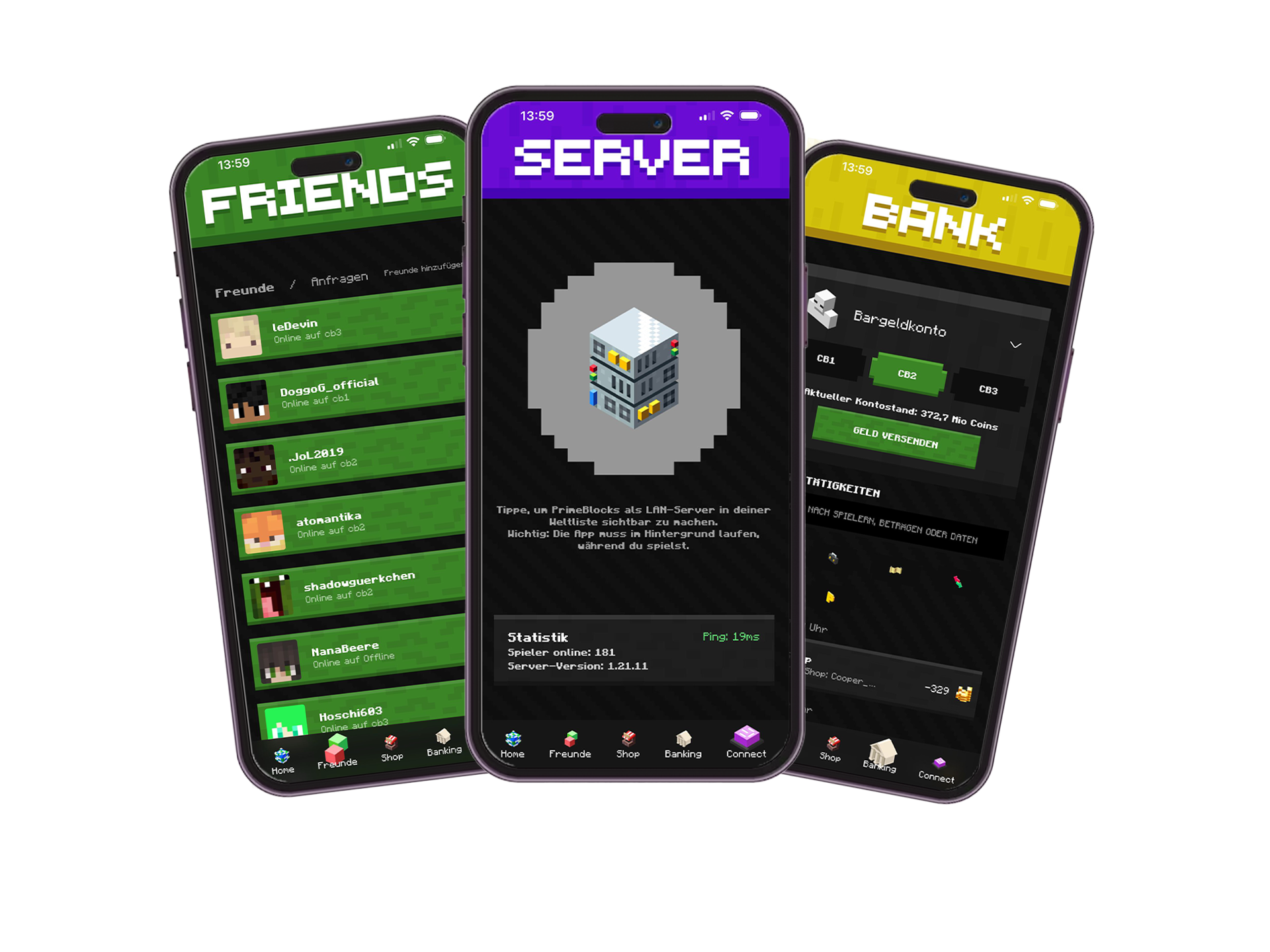 PrimeBlocks App Mockup